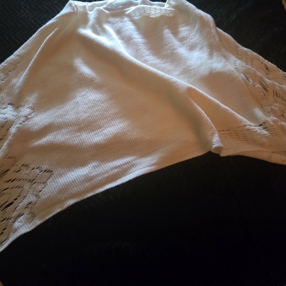 SHEIN White Asymmetrical Midi Skirt Resort Wear